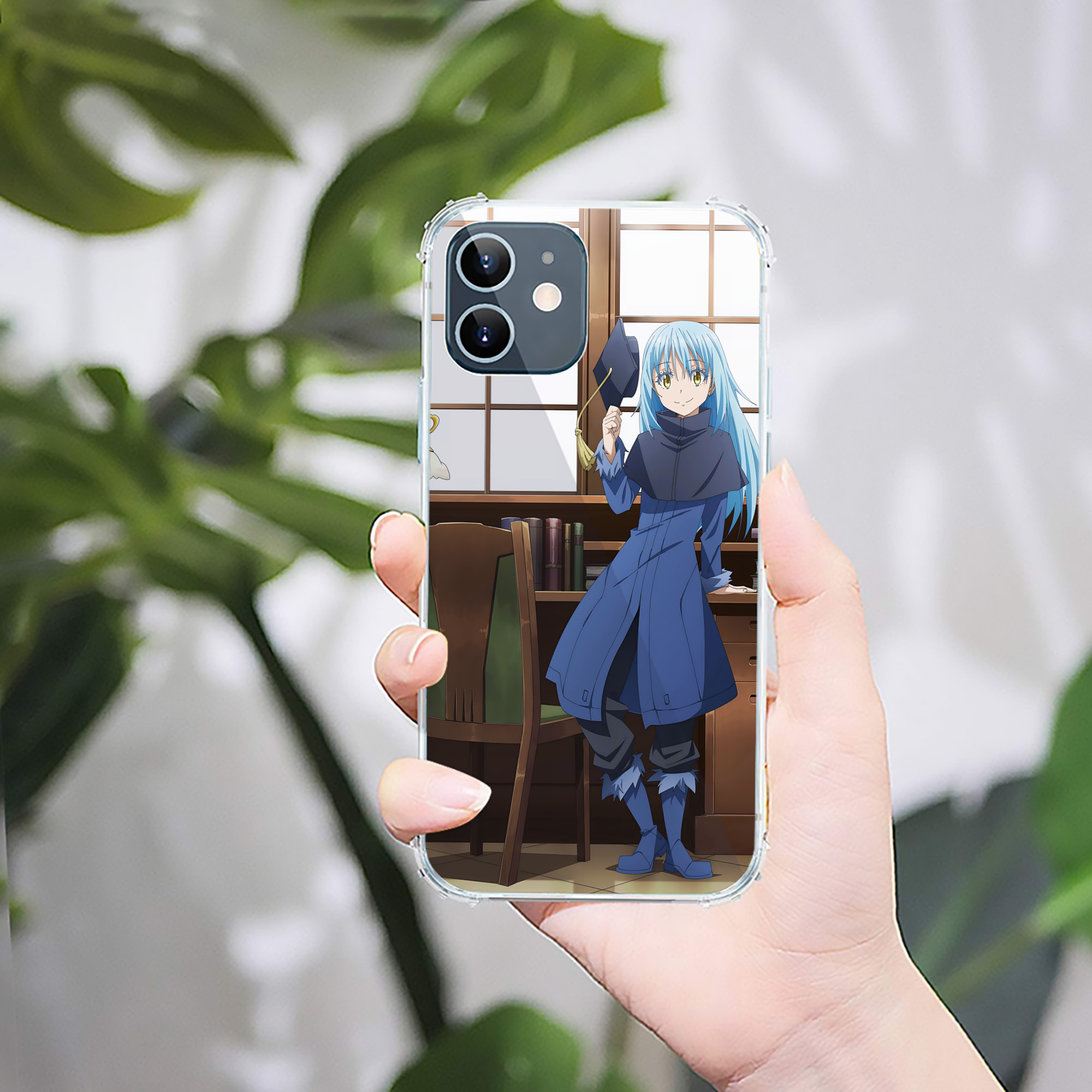 （画像用） 転スラ Regarding Reincarnated to Slime 【iPhone 12シリーズ対応】透明スマホケース（クリアソフトケース）